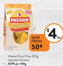 Foodworks Mission Corn Chips offer