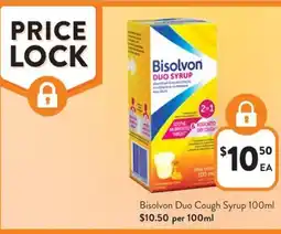 Foodworks Bisolvon Duo Cough Syrup offer