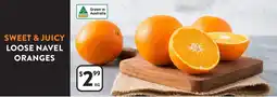 Foodworks Sweet & juicy loose navel oranges offer