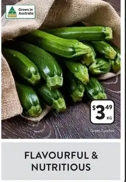 Foodworks Green Zucchini offer