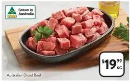 Foodworks Australian Diced Beef offer