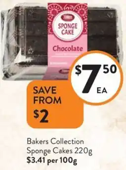 Foodworks Bakers Collection Sponge Cakes offer