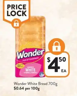 Foodworks Wonder White Bread offer