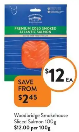 Foodworks Woodbridge Smokehouse Sliced Salmon offer