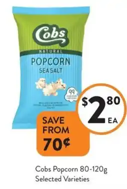 Foodworks Cobs Popcorn offer
