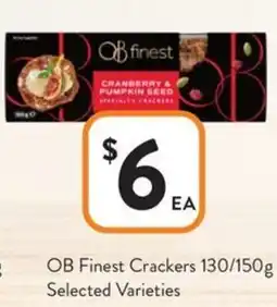Foodworks OB Finest Crackers offer