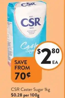 Foodworks CSR Caster Sugar offer
