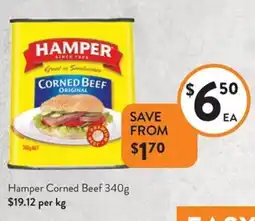 Foodworks Hamper Corned Beef offer