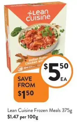 Foodworks Lean Cuisine Frozen Meals offer