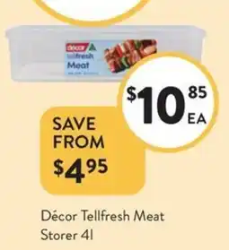 Foodworks Décor Tellfresh Meat Storer offer