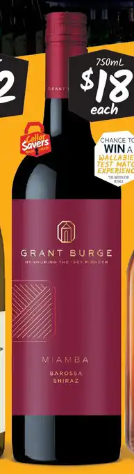 Cellarbrations Grant Burge Vigneron Range offer