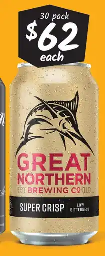 Cellarbrations Great northern super crisp offer