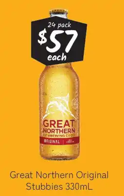 Cellarbrations Great Northern Original Stubbies offer