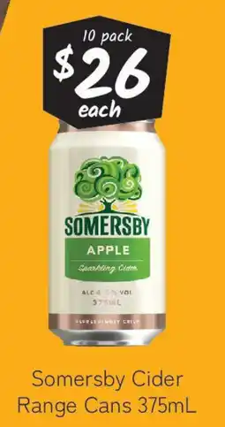 Cellarbrations Somersby Cider Range Cans offer