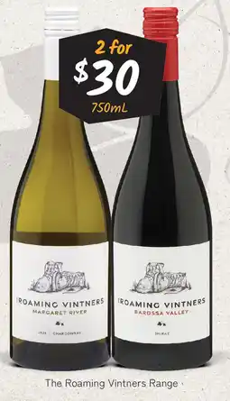 Cellarbrations The Roaming Vintners Range offer