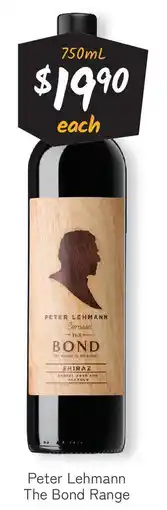 Cellarbrations Peter Lehmann The Bond Range offer