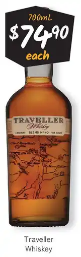 Cellarbrations Traveller Whiskey offer