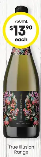 The Bottle O True Illusion Range offer