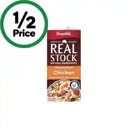Woolworths Campbell’s Real Stock 1 Litre offer