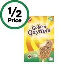 Woolworths Streets Golden Gaytime Ice Cream 400ml Pk 4 – From the Freezer offer