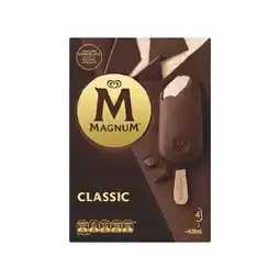 Woolworths Streets Magnum or Magnum Minis 360-428ml Pk 4-6 β From the Freezer offer