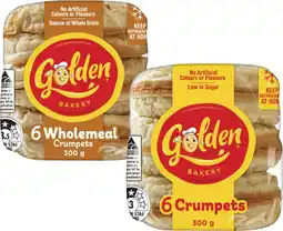 Coles Golden Crumpet Rounds 300g offer