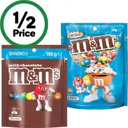 Woolworths Mars M&M’s 120-180g offer