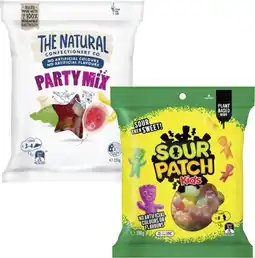 Coles The Natural Confectionery Co. 130g-230g or Sour Patch 190g offer
