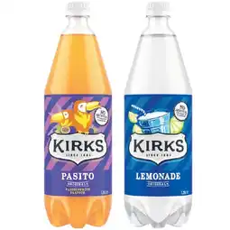 Woolworths Kirks Soft Drink Varieties 1.25 Litre offer
