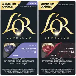 Woolworths L’OR Coffee Capsules Pk 10 offer