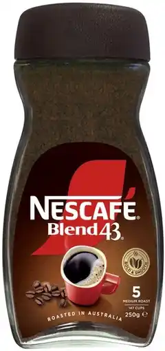 Coles Nescafé Blend 43 Instant Coffee 250g offer