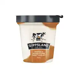 Woolworths Gippsland Dairy Twist Yogurt 160g – From the Fridge offer
