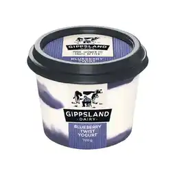 Woolworths Gippsland Dairy Twist Yogurt 700g – From the Fridge offer