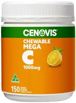 Coles Cenovis Mega C 1000mg Chewable Tablets 150 Pack offer