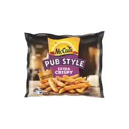 Woolworths McCain Pub Style Chips or Wedges 750g offer