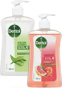 Coles Dettol Antibacterial Hand Wash 500mL offer