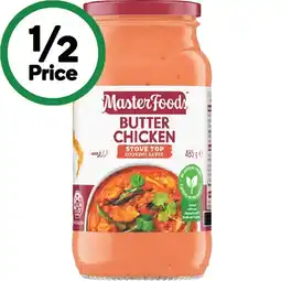 Woolworths MasterFoods Simmer Sauce 485-510g offer