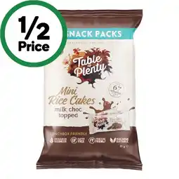 Woolworths Table of Plenty Mini Rice Cakes 84g Pk 6 – From the Health Food Aisle offer