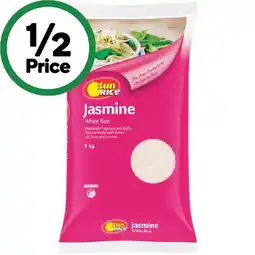 Woolworths SunRice Jasmine Rice 5 kg offer