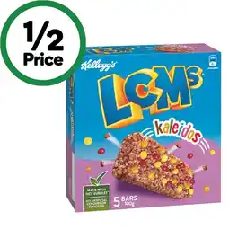 Woolworths Kellogg’s LCMs or Nutri-Grain Bars 100-110g Pk 5 offer