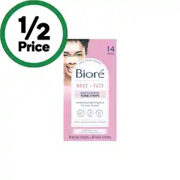 Woolworths Biore Combo Deep Cleansing Pore Strips Pk 14 offer