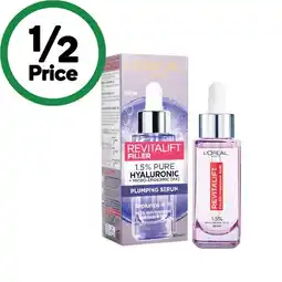 Woolworths L’Oreal Paris Revitalift Filler Plumping Serum 30ml offer
