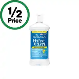 Woolworths T.N. Dickinson’s Witch Hazel Toner 240ml offer