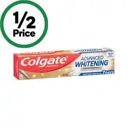 Woolworths Colgate Advanced Whitening Tartar Control Toothpaste 200g offer