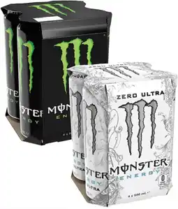 Coles Monster Energy Drink 4x500mL offer