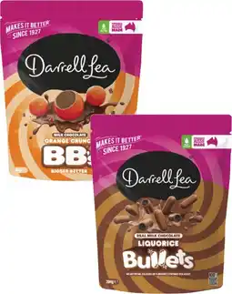 Coles Darrell Lea Bullets or BB's offer
