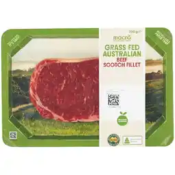 Woolworths Macro Australian Grass Fed Beef Scotch Fillet 270g offer