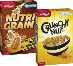 Coles Kellogg's Nutri Grain 290g or Crunchy Nut Corn Flakes 380g offer