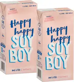 Coles Happy Happy Soy Boy 1 Litre offer