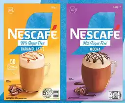Coles Nescafé 98% Sugar Free Coffee Sachets 10 Pack offer